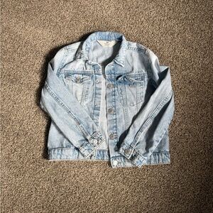 H&M Light Blue Denim Jacket - Casual Button-Up